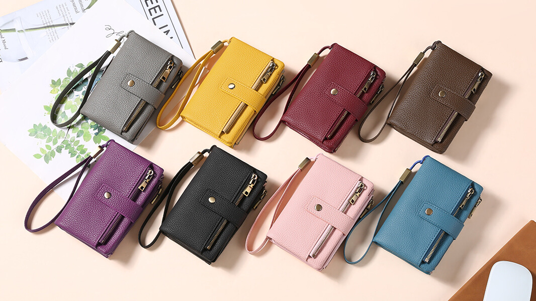 Amazon.com: SENDEFN Small Wallet for Women Leather RFID Blocking