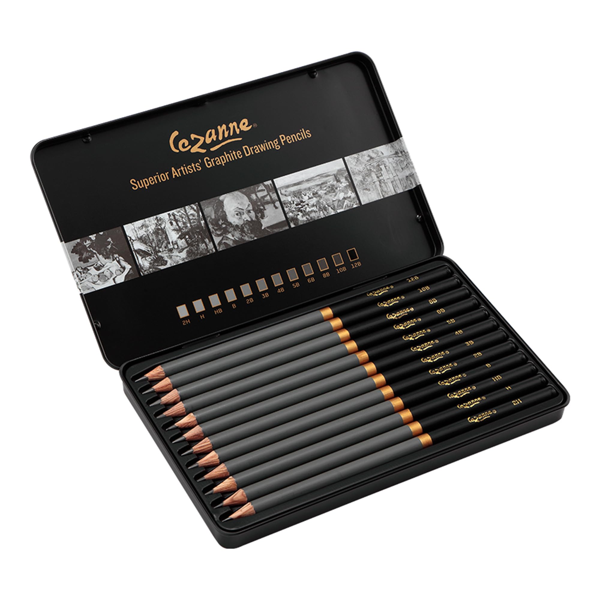 Cezanne Graphite Drawing Pencils Set