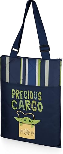 Miniatura 10 de PICNIC TIME 821-00-125-454-11 Vista Outdoor Picnic Tote Beach Manta de camping, 59 x 51 x 2 Disney, Encanto - Divertido patrón de rayas con exterior