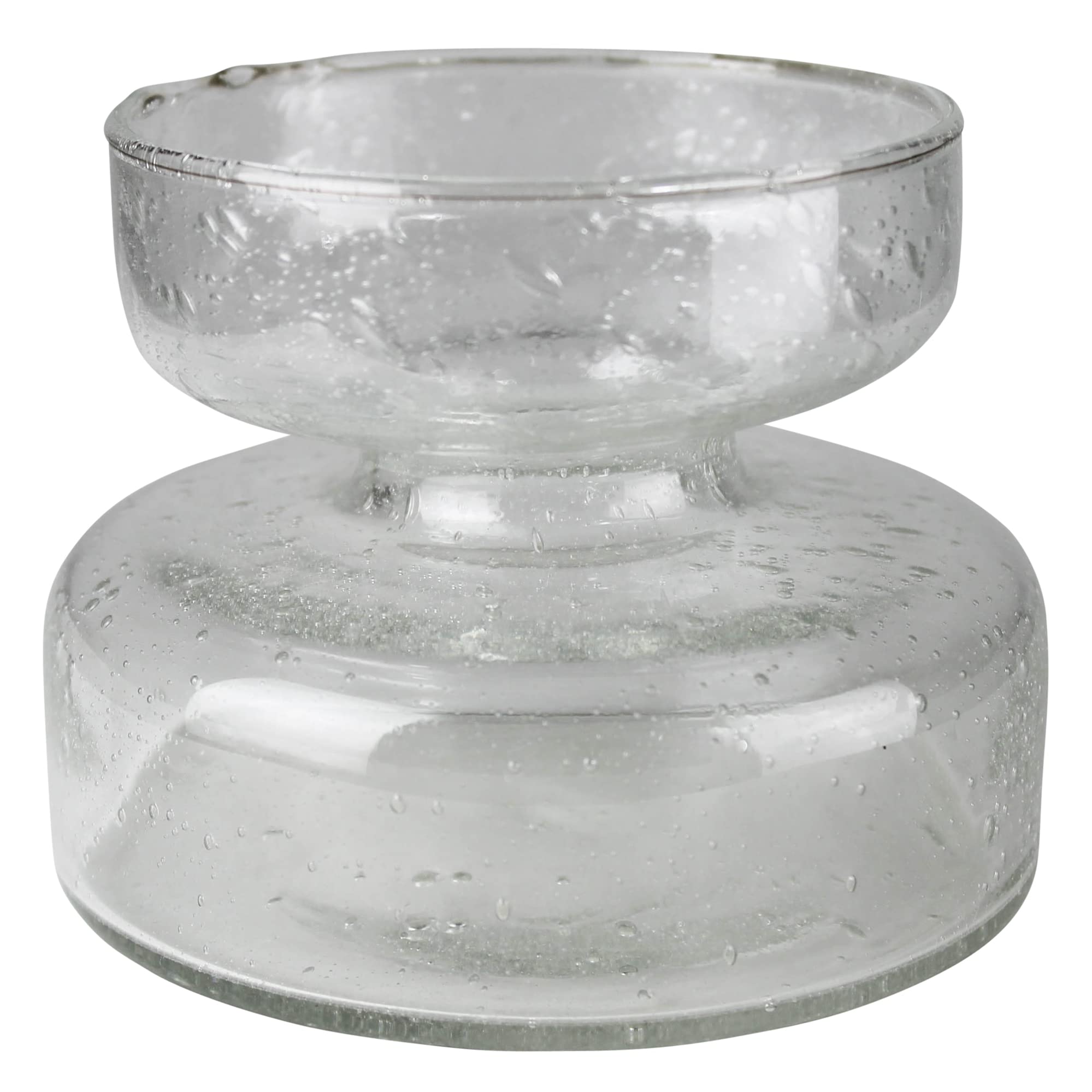 HomArt Seeded Glass Amaryllis Bulb Vase