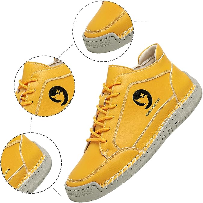 Comfortable Orthopedic Sneakers Women’s Handmade Orthopedic Comfy Shoes Soft Comfort Slip On Loafers