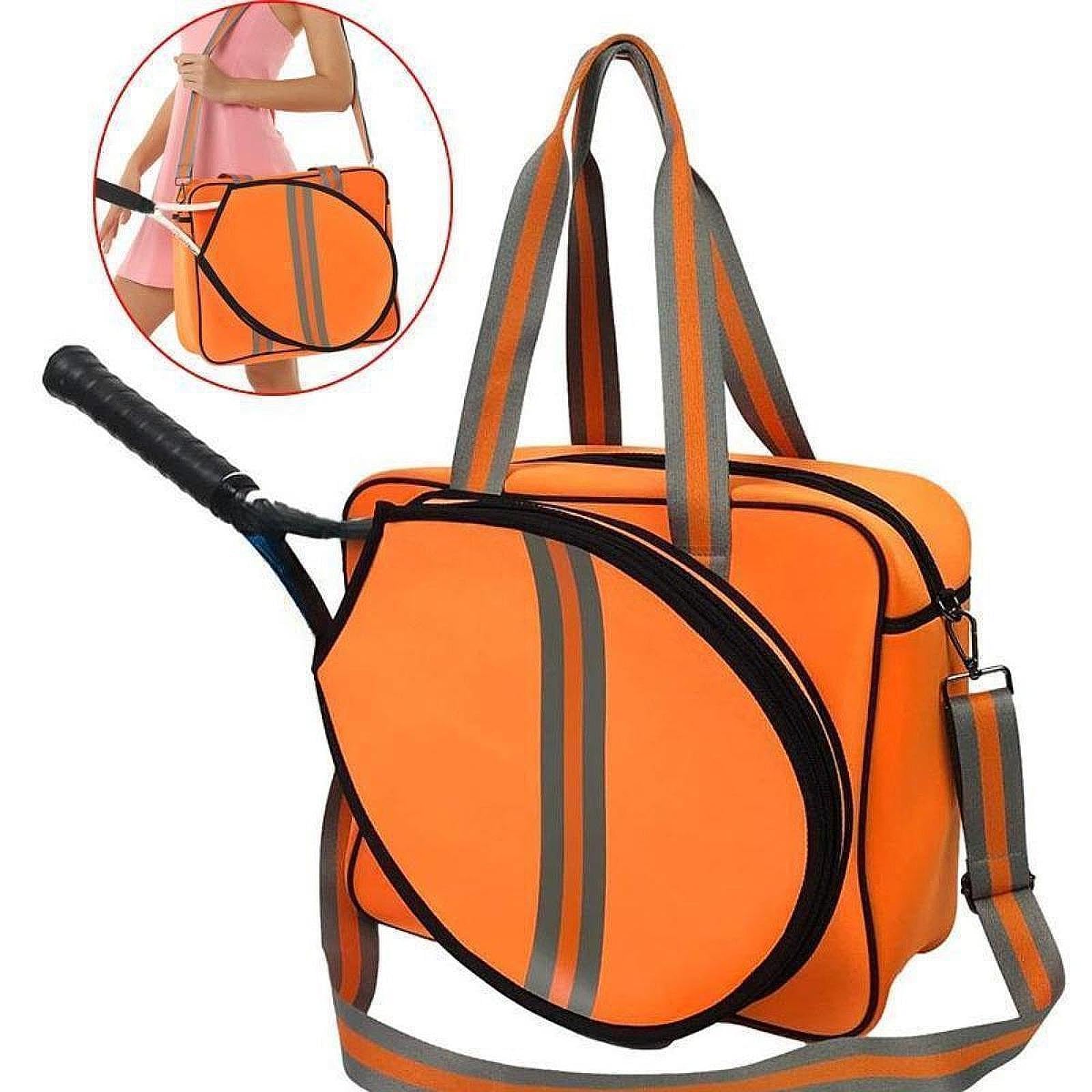 Elegante Borsa per Racchetta da Tennis con Ampio Spazio di | elegante per sport e attività all'aperto da donna, multifunzionale, con racchetta, palline, accessori, borsa da tennis,