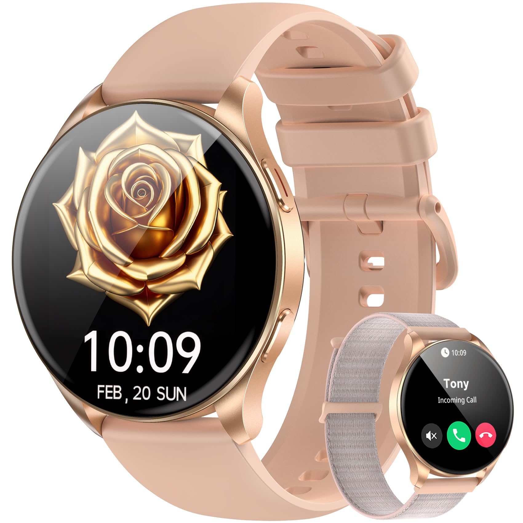 Blackview Smartwatch Uomo Donna,Orologio Fitness con Contapassi Saturimetro (SpO2) Sonno Cardiofrequenzimetro da Polso, Activity Tracker Sport Impermeabile 5ATM per Android iOS(2 Cinturini Blackview Smartwatch Uomo Donna,Orologio Fitness con Contapassi Saturimetro (SpO2) Sonno Cardiofrequenzimetro da Polso, Activity Tracker Sport Impermeabile 5ATM per Android iOS(2 Cinturini