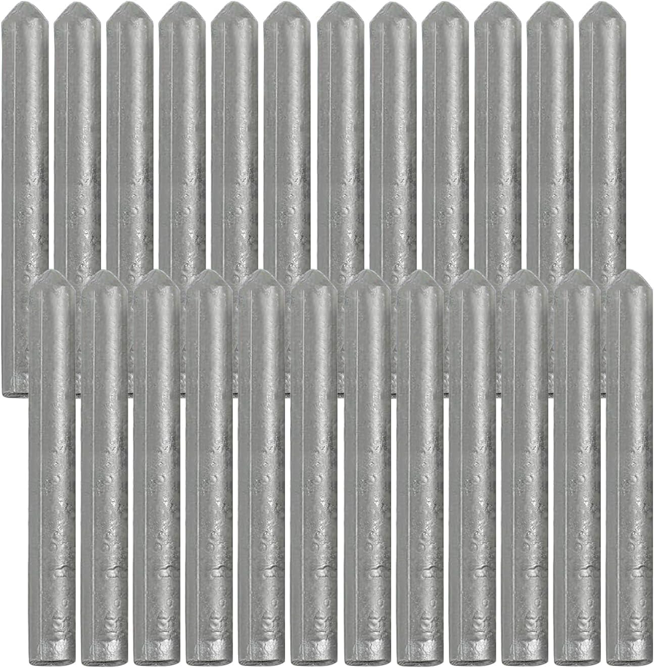 24Pcs Low Temperature Universal Welding Rod Sticks, Metal Melt Low Melt Solder Pipe Tools Electrode Aluminum Rod for Stainless Steel Iron, Beginner and Pro,No Flux Required