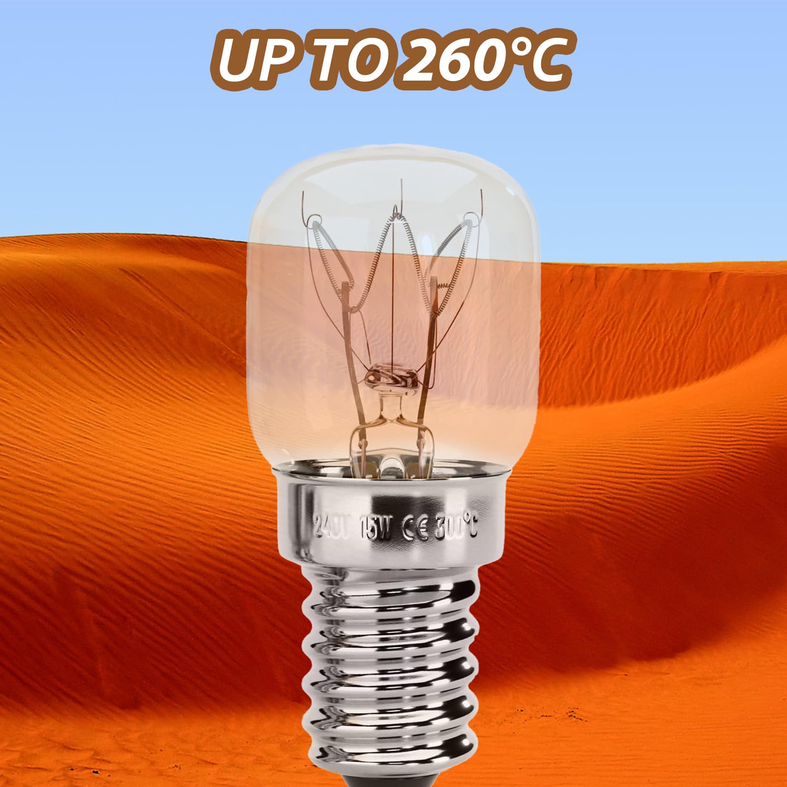 Lampadine Forno 15W E14 T22 - 2 Pezzi Per Microonde E Lampade Di Sale - Foto 11