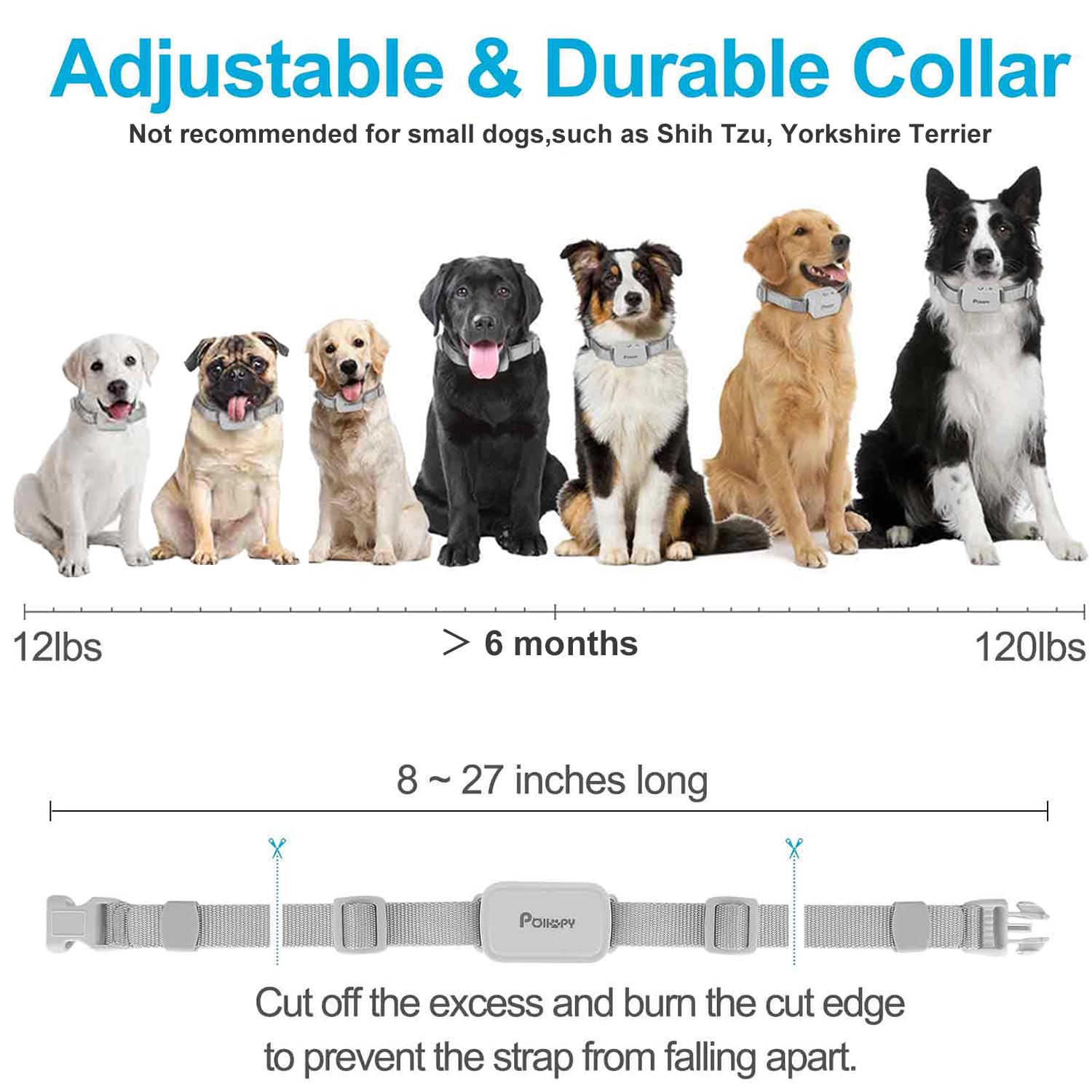 Collier de Dressage pour Chien Citronnelle avec Télécommande,3 Modes- Pulvérisation/Vibrations/Bip,3 Niveaux de Pulvérisation,Rechargeable Collier Anti Aboiements sans Choc Electrique Portée 305m