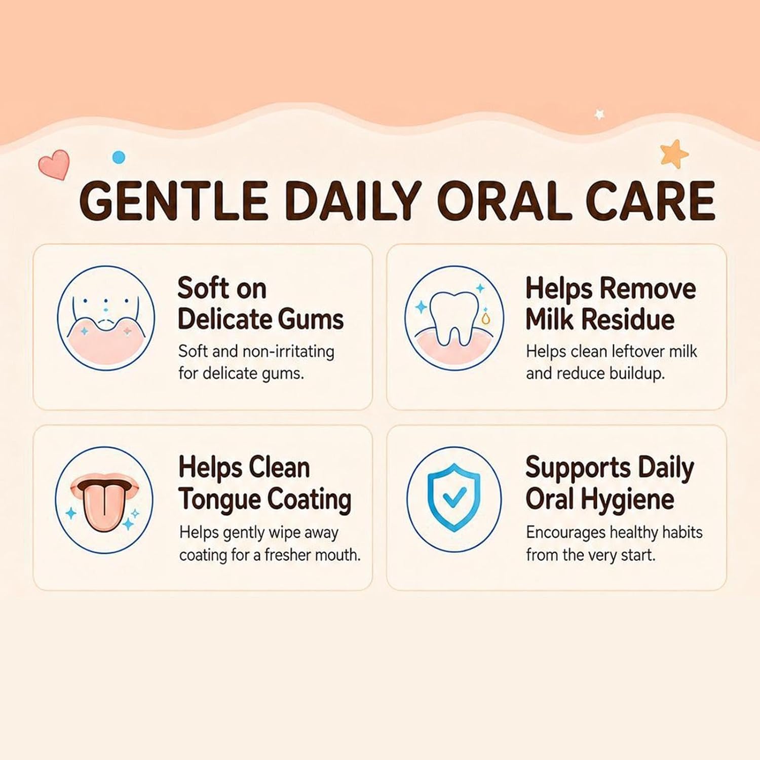 Kids Gum Cleaner Cleaning Gauze Fabric Portable Health Toothbrush image 5