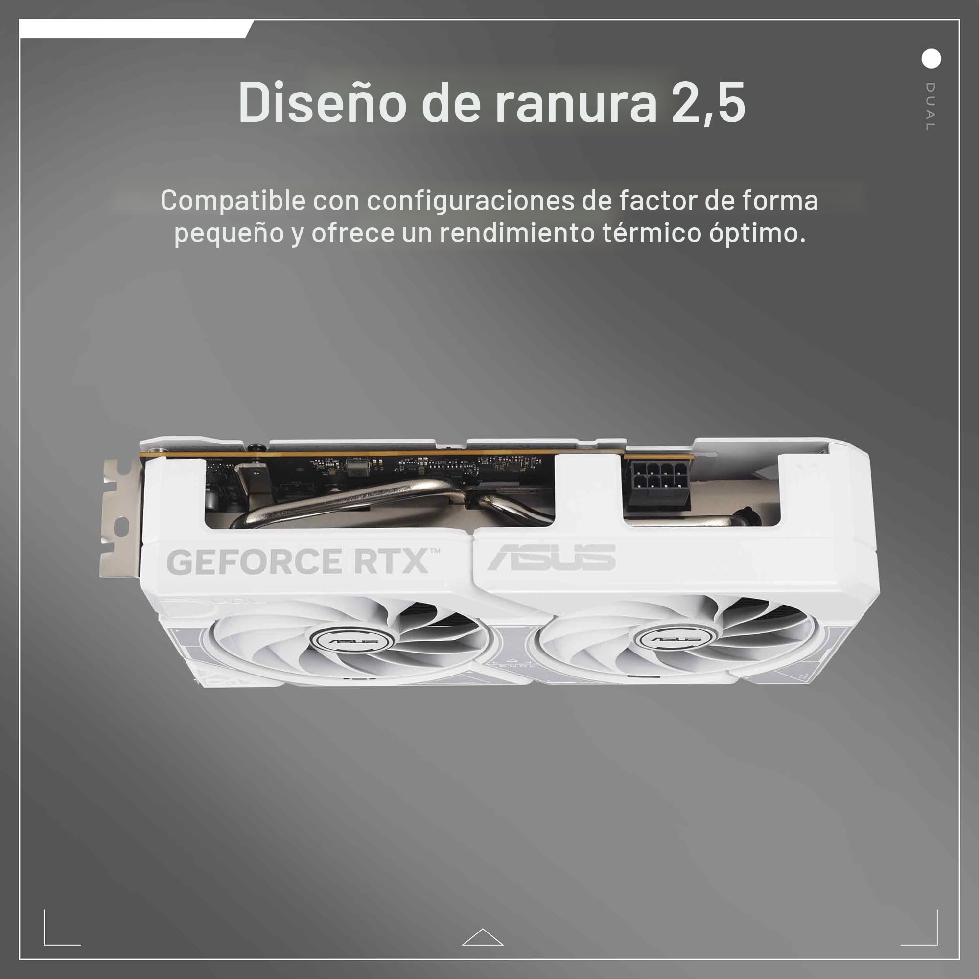 Amazon.com: ASUS Dual GeForce RTX™ 5060 8GB GDDR7 Edición Blanca