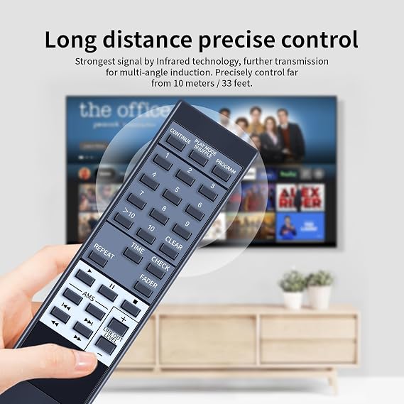RM-D420 Replacement Remote for Sony CDP-213 CDP-261 CDP-CX350 CDP-XE