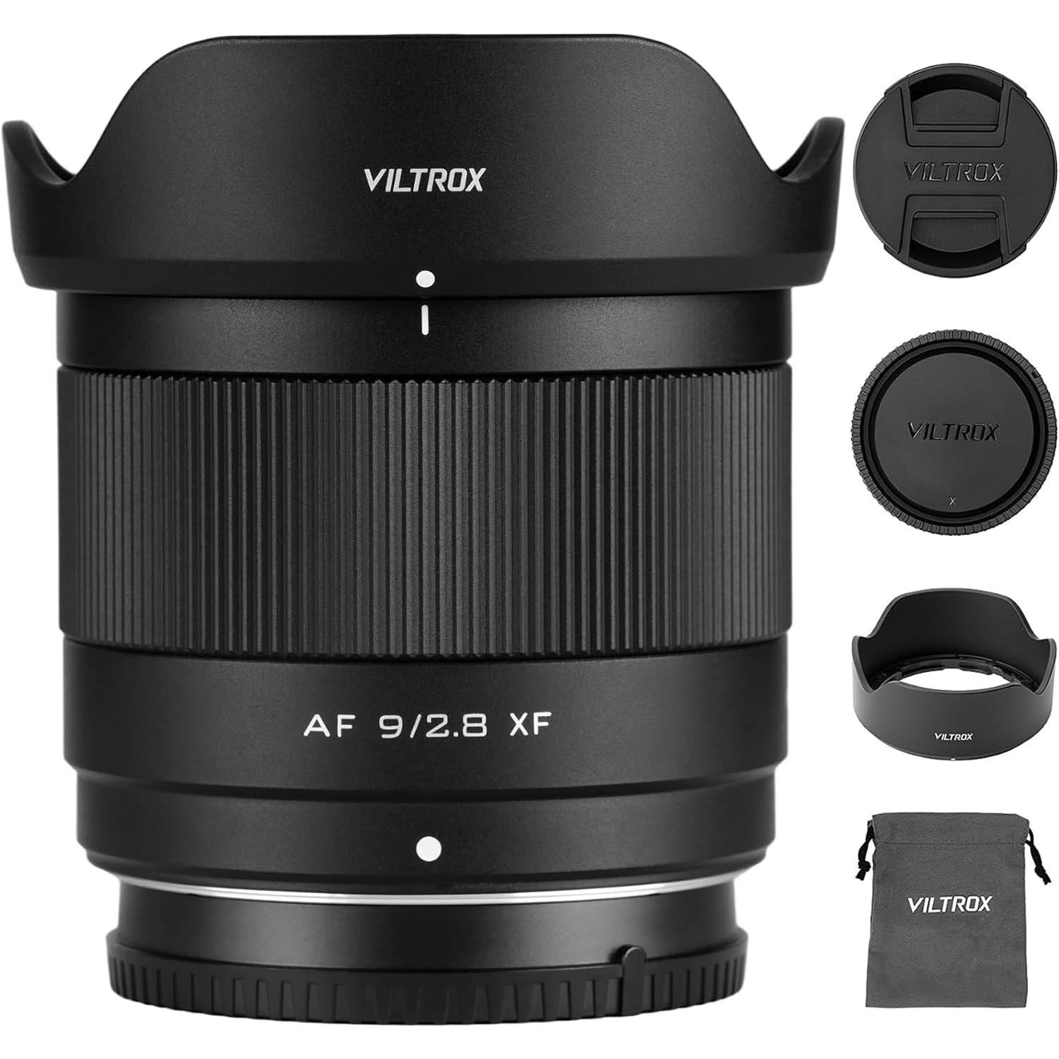 VILTROX 9mm F2.8 Fuji x, AF 9mm f/2.8 APS-C Autofocus Prime Lens for Fuji X Mount X-T5 X-…