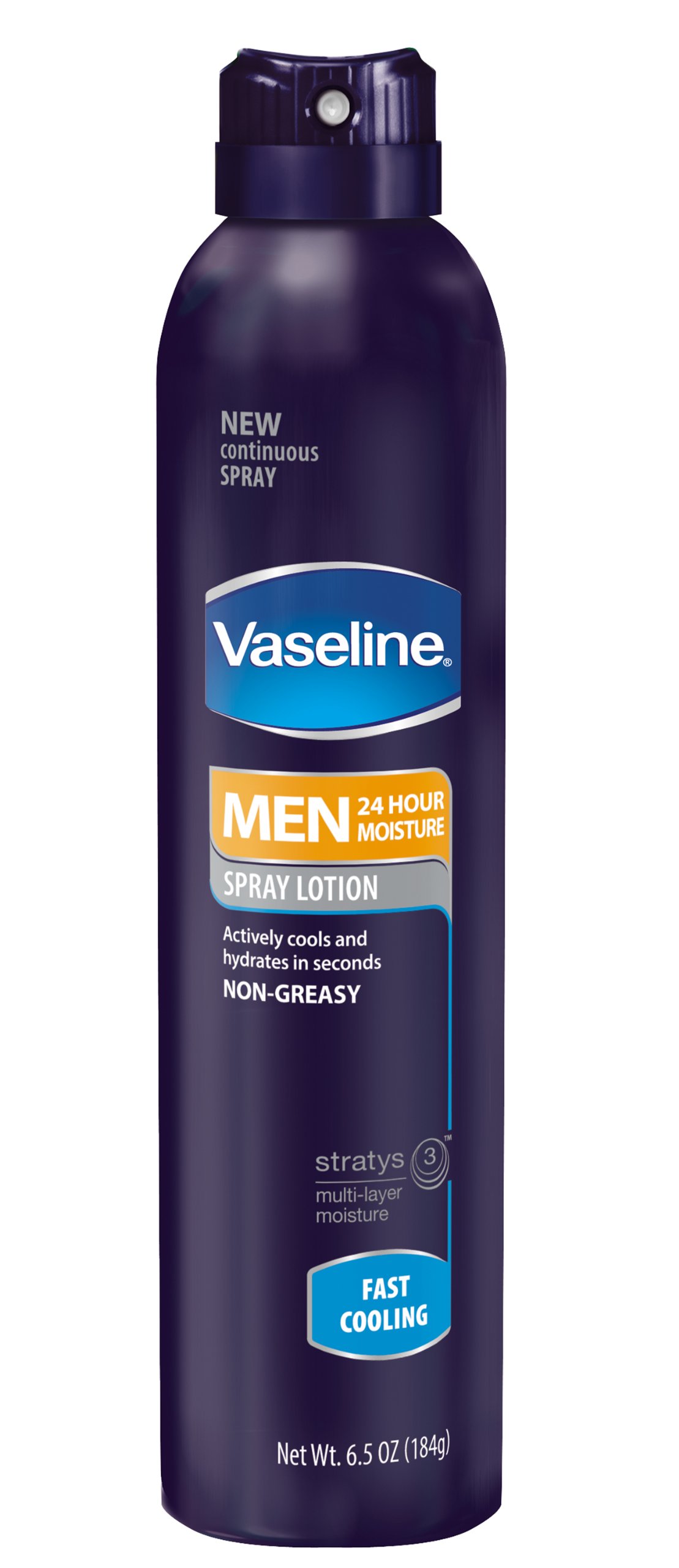 Men Spray & Go Body Lotion Spray, Cooling, 6.5 oz
