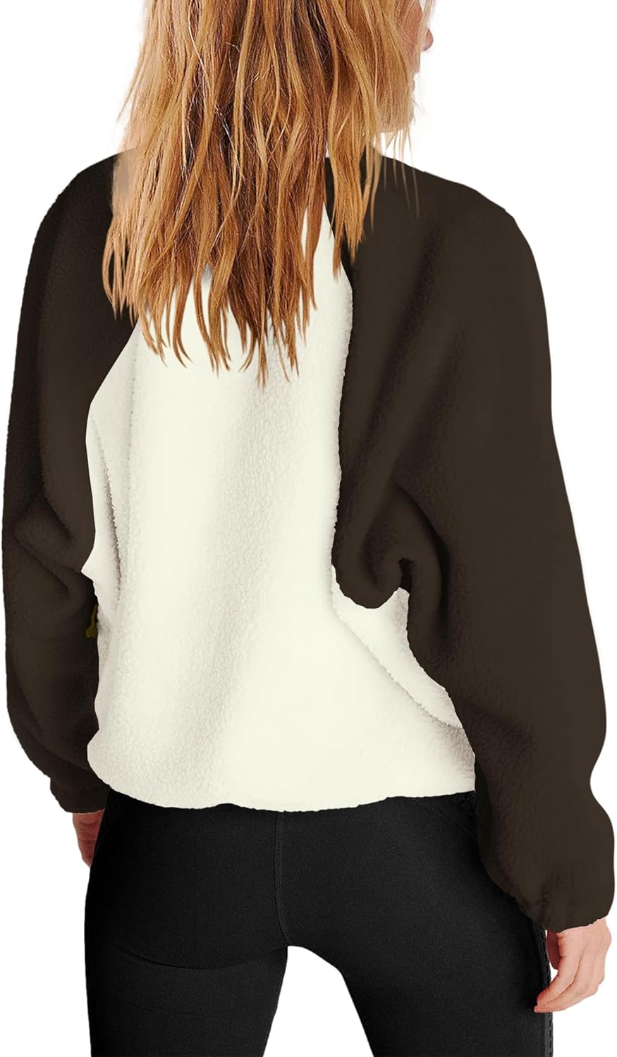 Nirovien Womens Fleece Pullover Long Sleeve Sherpa Jacket Button Down Fuzzy Sweatshirt Warm Outwear with Pockets