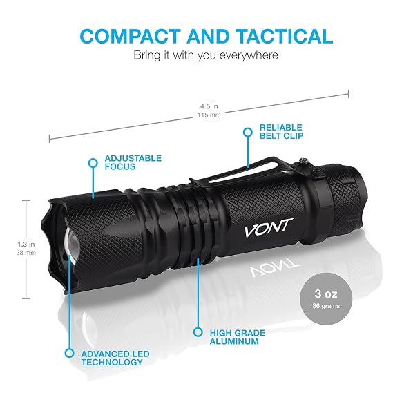 FLAT RATE SHIPPING! LM900 Ultra Bright Tactical Flashlight by TactX