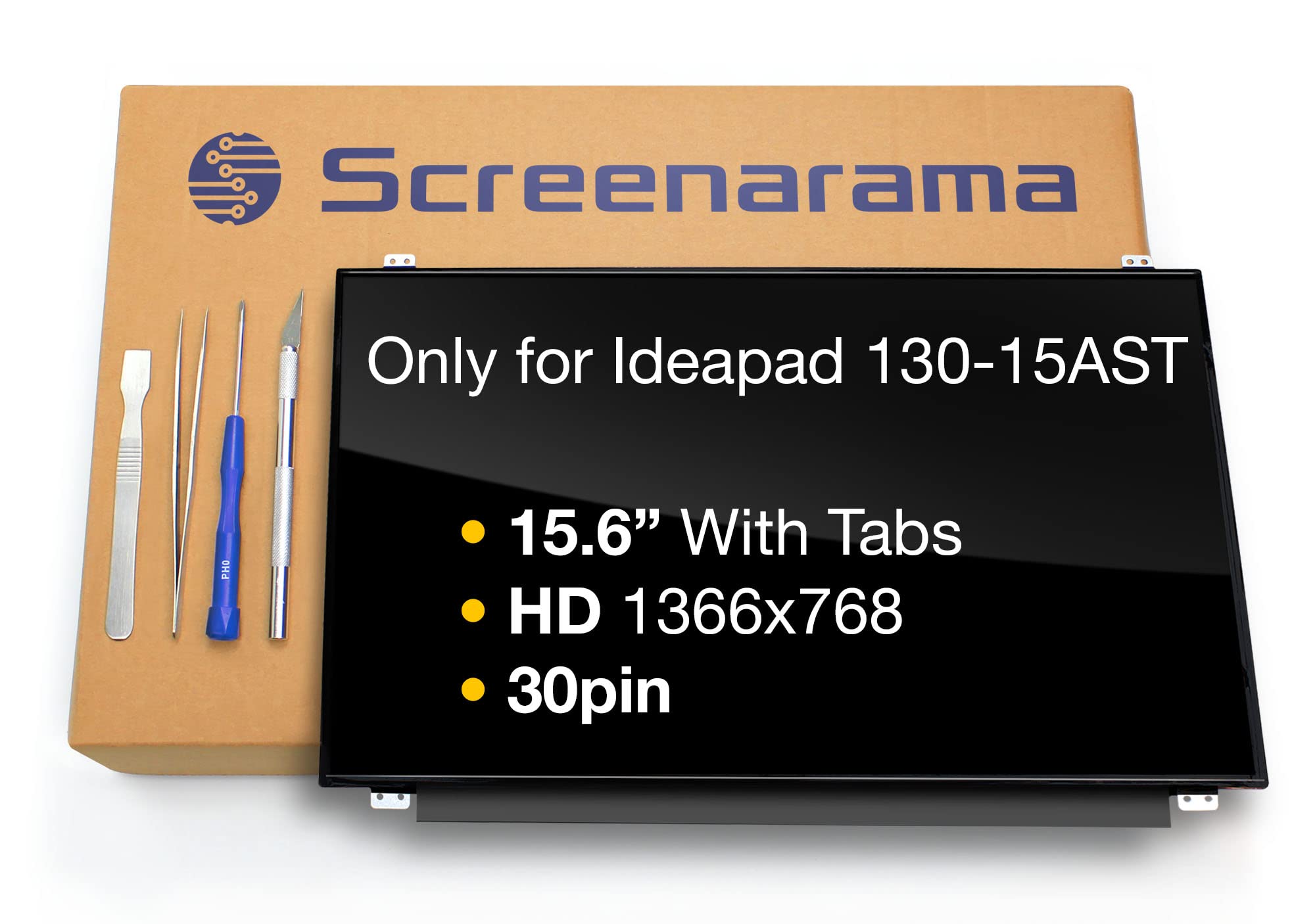 Display LCD LENOVO IDEAPAD 130 15AST-81H5002CIN 15,6 LED HD 1366X768 30 PIN - Foto 7