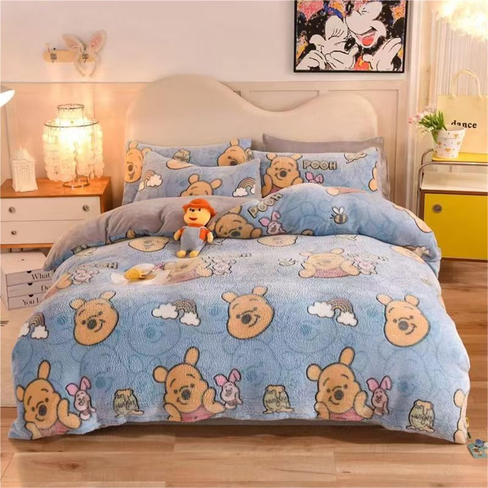 LLiuvcc Super Warm Thickened Lamb Quilt Winter Blanket，Breathable Fluffy Plush Double Sided Velvet Blanket for Home Bedroom(Color8,200x230cm(5KG))