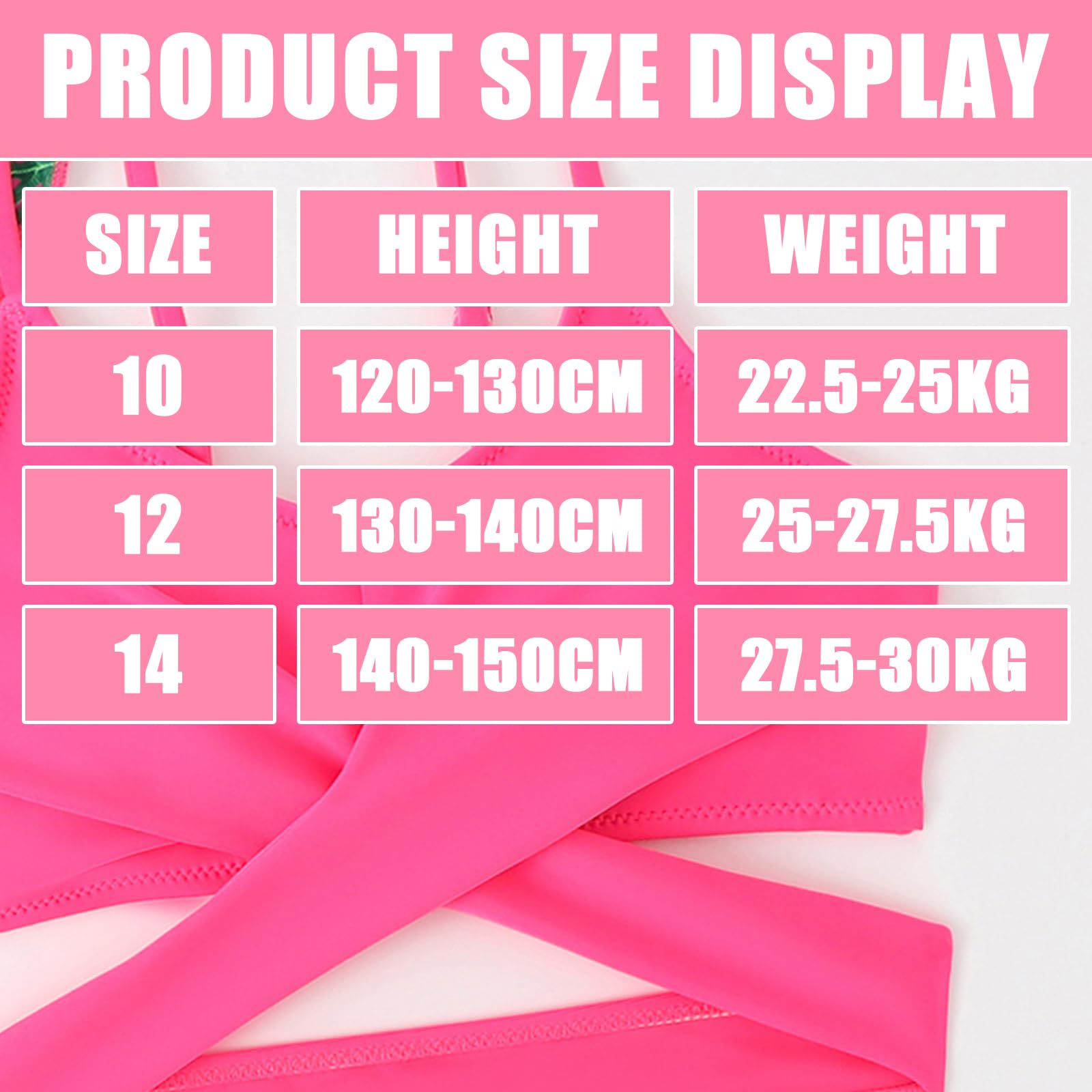 Comforso Dziewczęcy kostium kąpielowy, 3-częściowy, kostium kąpielowy dla dziewcząt, strój kąpielowy, zestaw tankini z powłoką i bikini, na plażę, basen, dla dzieci, dziewcząt, 20-30 kg