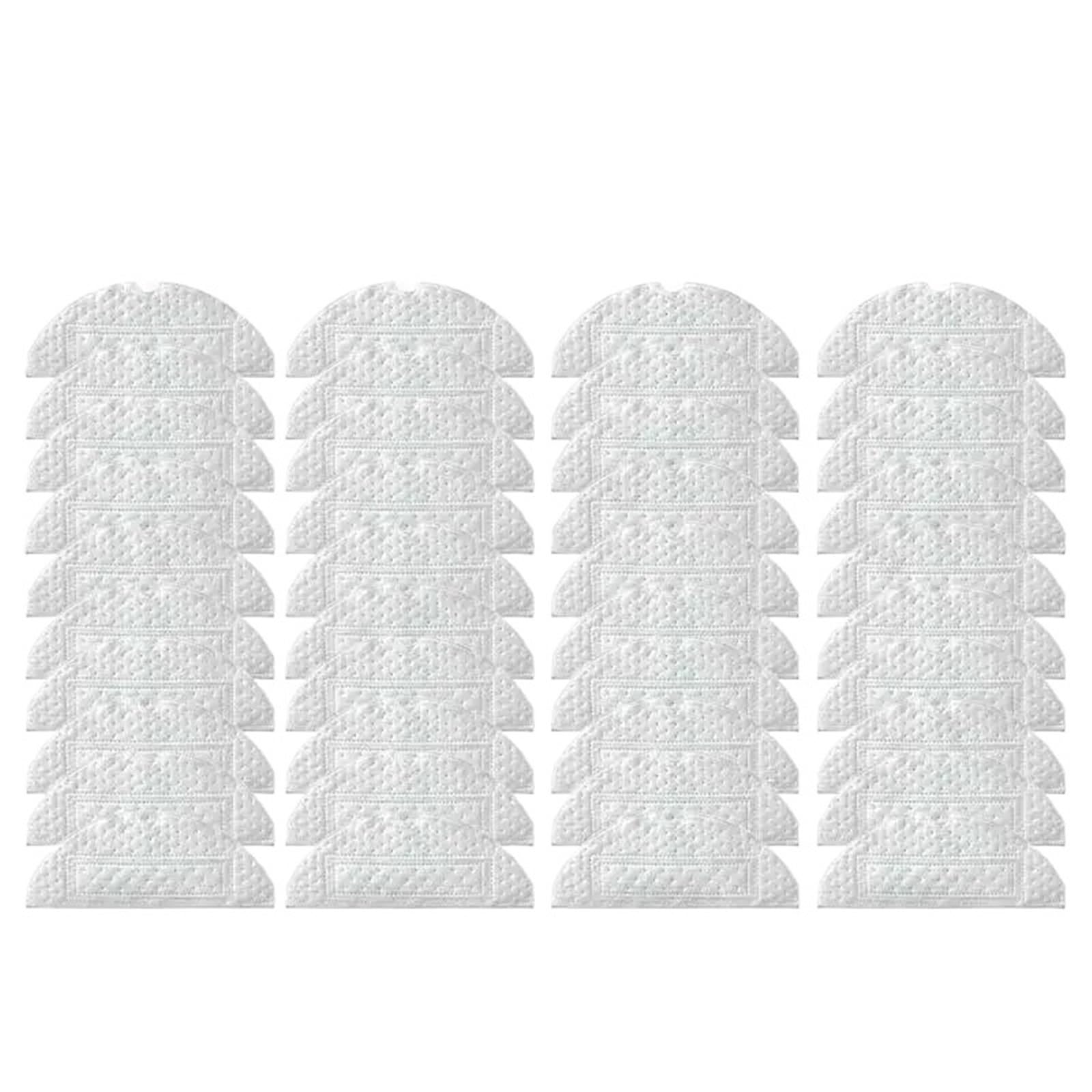 Akcesoria do robota wibracyjnego do mopa, kompatybilne z Roborock, S7, T7S, T7S, Plus, MaxV, S7, MaxV, Plus, S7, MaxV, Ultra, jednorazowa szmatka (50 szt.)