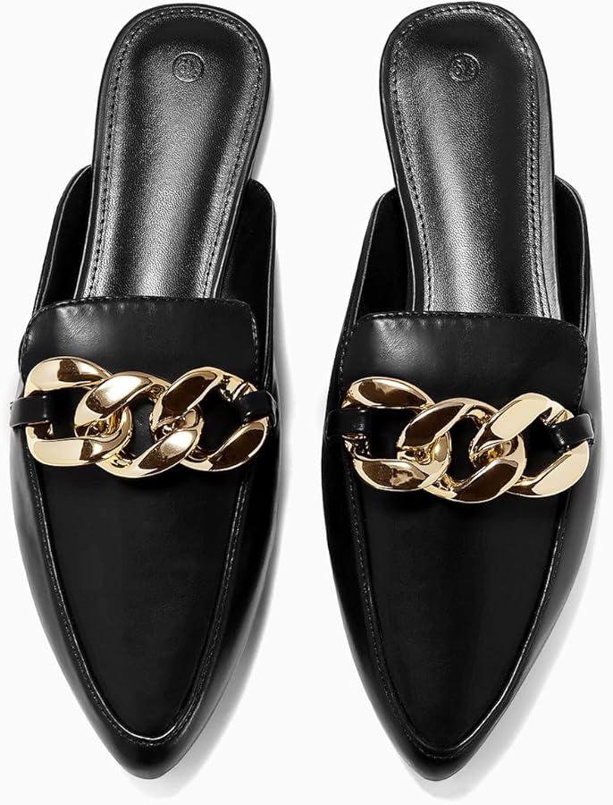 Amazon.com | Juliet Holy Womens Mules Flats Pointed Toe Backless