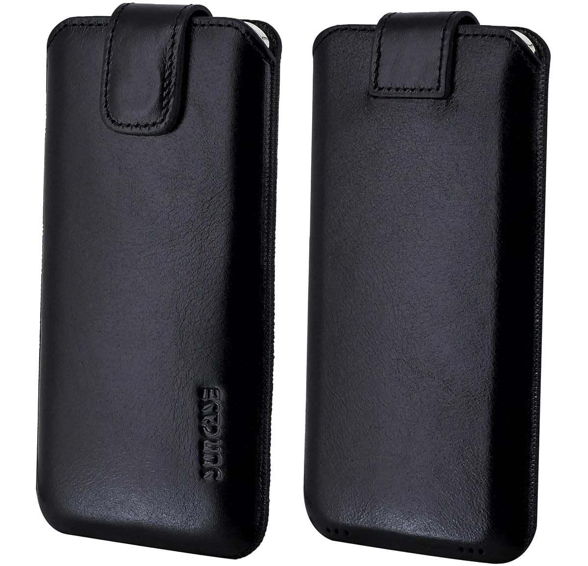 Suncase Lederen hoes compatibel met iPhone 16 Pro (6,3 inch