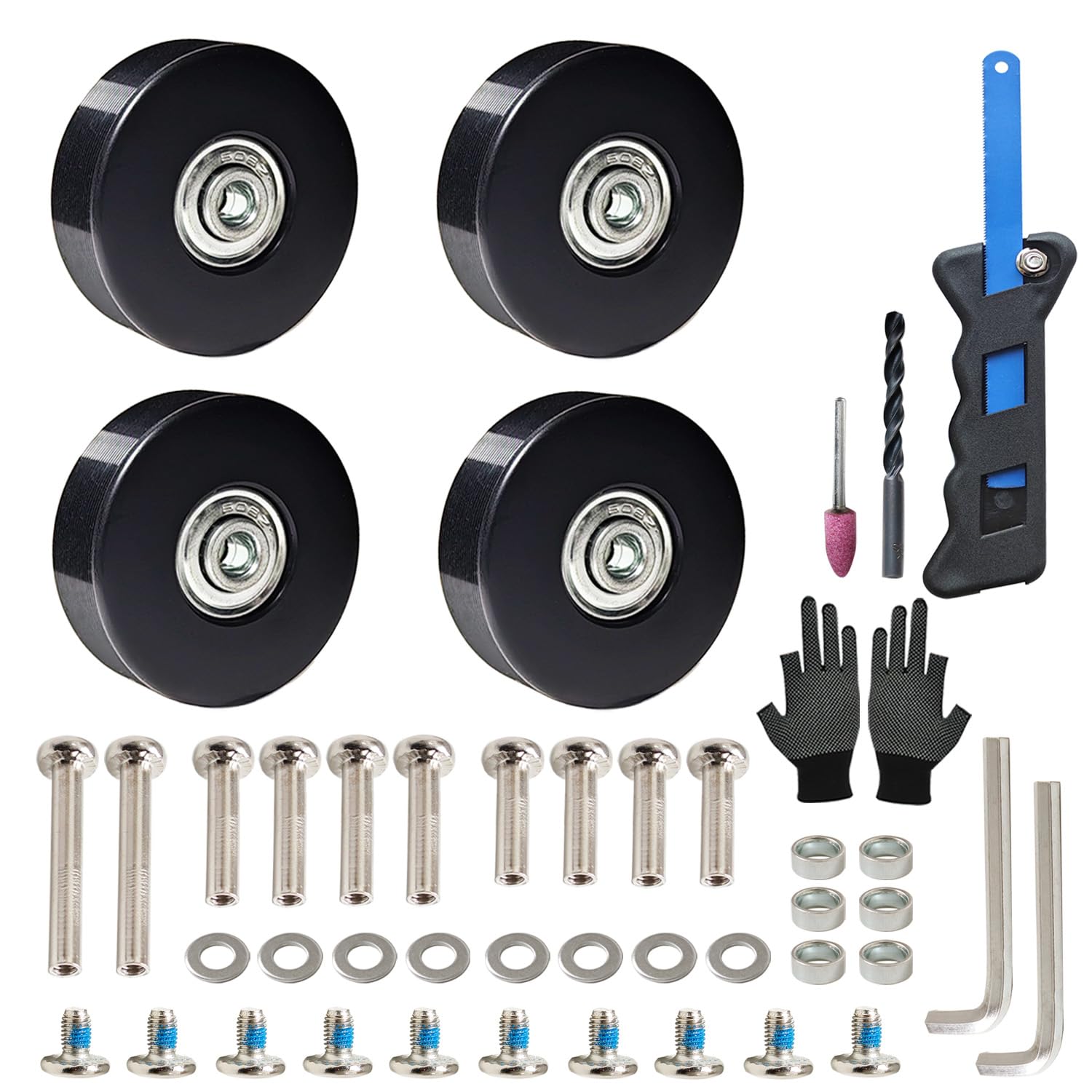 Amazon.co.jp: KINPAR スーツケースタイヤ交換キット 4個セット
