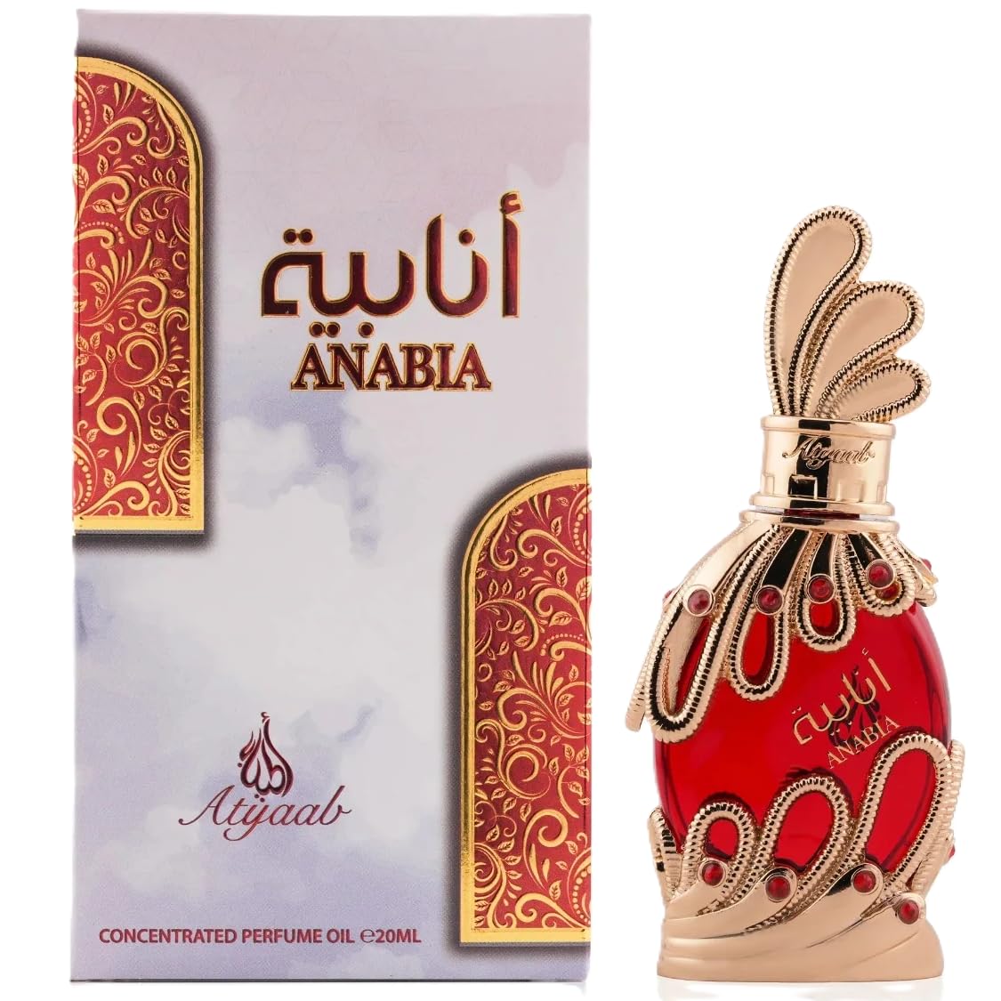 Amazon.com : Khadlaj Anabia Red Concentrated Perfume Oil, 0.67