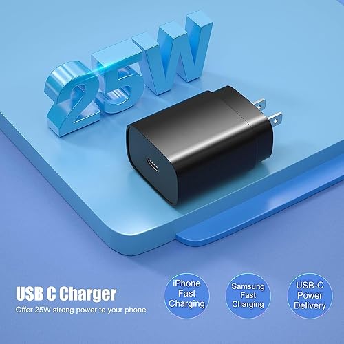 Miniatura 5 de Cargador USB-C de carga súper rápida de 25 W para Samsung Galaxy A16 A15 5G SM-A166, SM-A165, SM-A156, SM-A155 Android Phone Type C Cable de carga