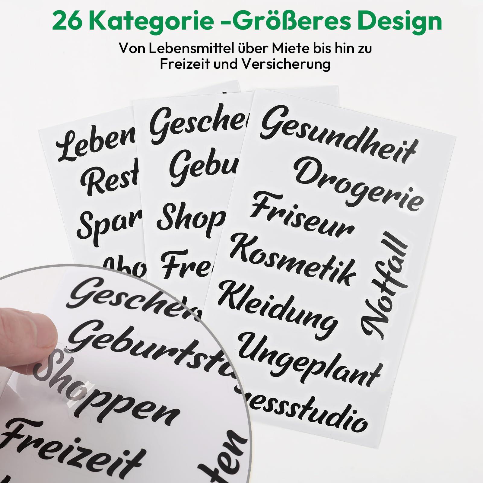 KONVINIT planer budżetu,format A6,Segregator budżetowy A6 z 12 kopertami na gotówkę,12 arkuszy budżetowych,Organizer budżetowy,organizer na pieniądze,oszczędność pieniędzy,czarny