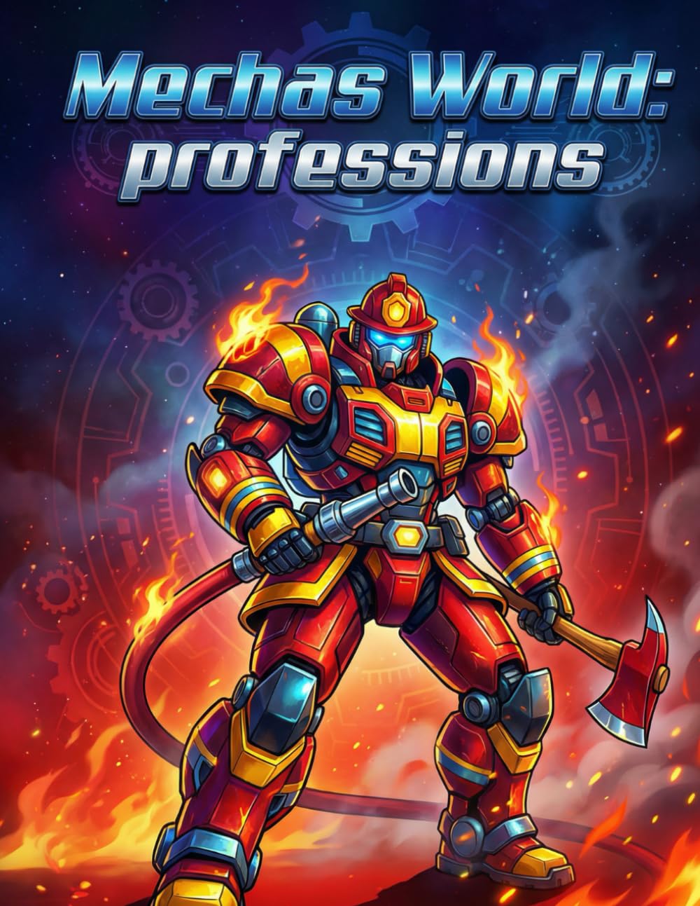 Mecha World: Professions: Coloring