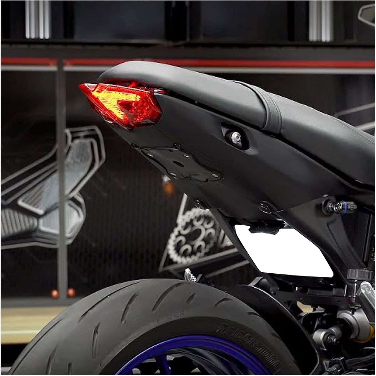 方向指示器 オートバイリアテールライト ために MT-09 SP 2021 2022 リアテールブレーキウインカー統合 Led ライ