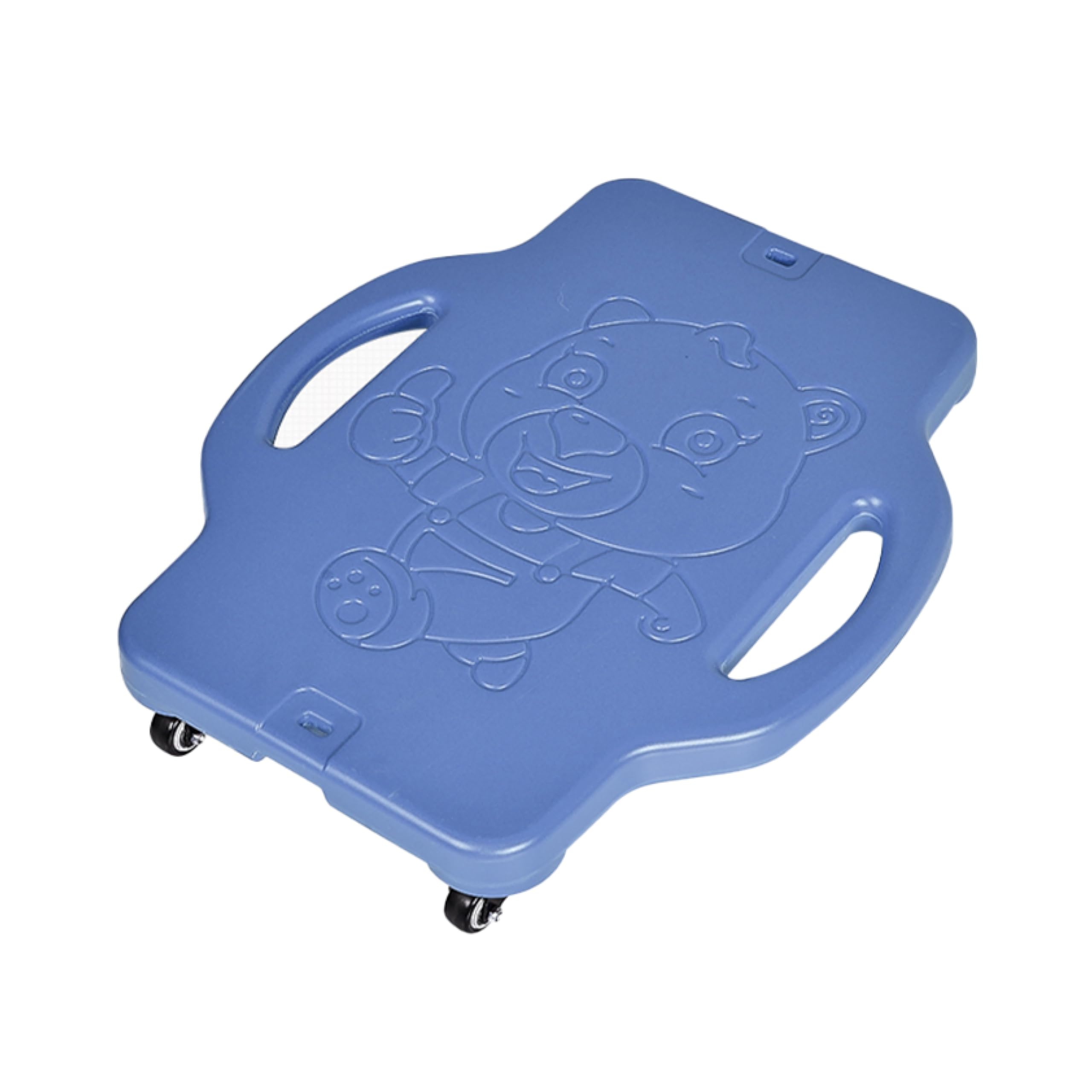 Sensory Scooter Board with Handles for Kids - for Autism, ADHD & SPD - Indoor Sensory Tool for Focus, Strength & Motor Skills - Two Sizes, Five Colours, Ages 3+ (Blue, Large)