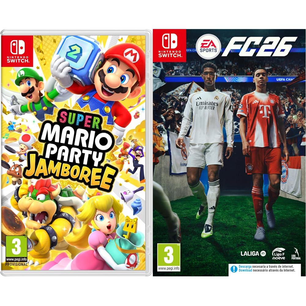 Super Mario Party Jamboree - Nintendo Switch + EA SPORTS FC 26 Standard Edition Switch | Videojuegos | Castellano