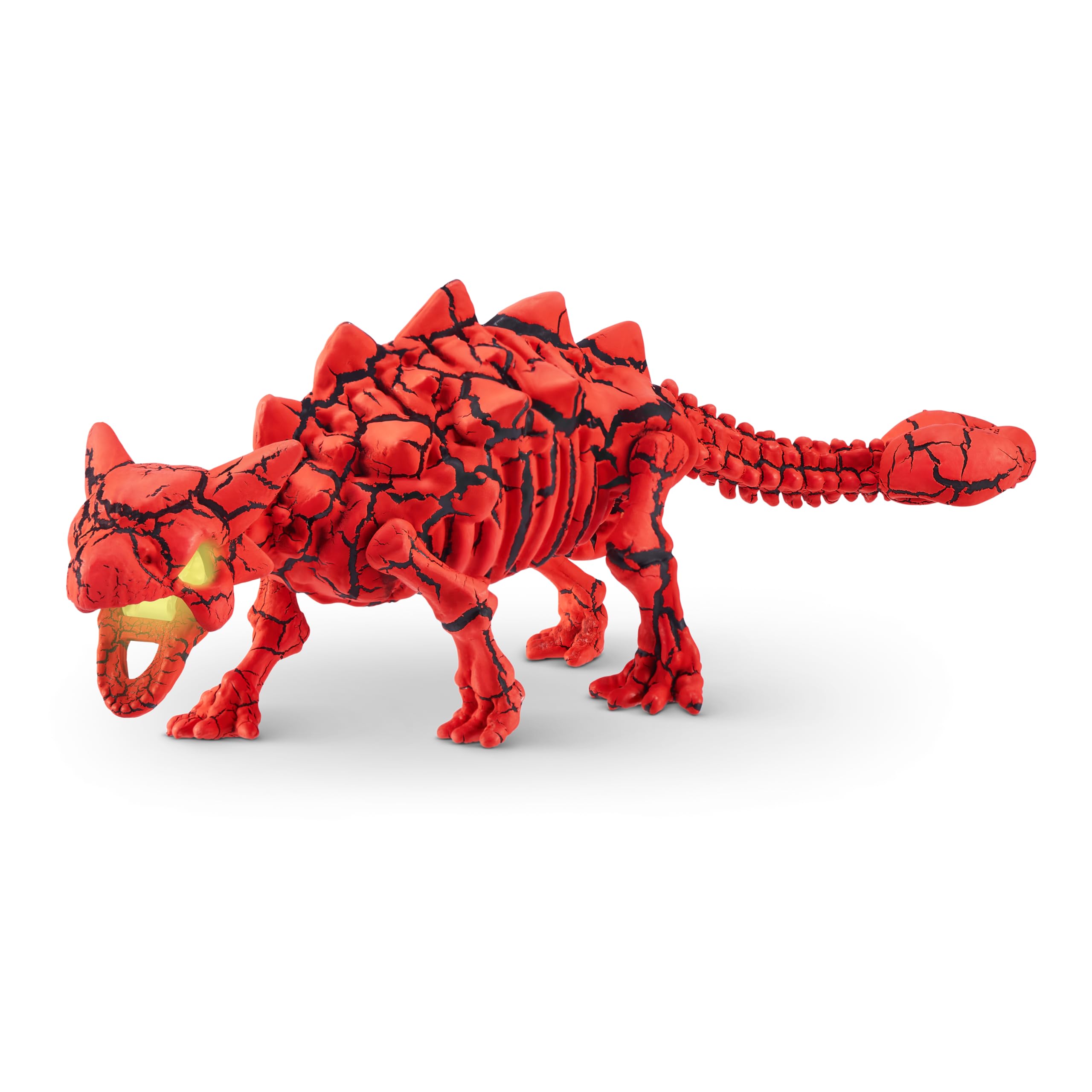 ROBO ALIVE Volcano Dino Fossil Find Scavare e scoprire per bambini dai 4 agli 8 anni, Scavi di fossili preistorici, giocattoli educativi, ottimo kit scientifico per bambine e bambini (Ankylosaurus)