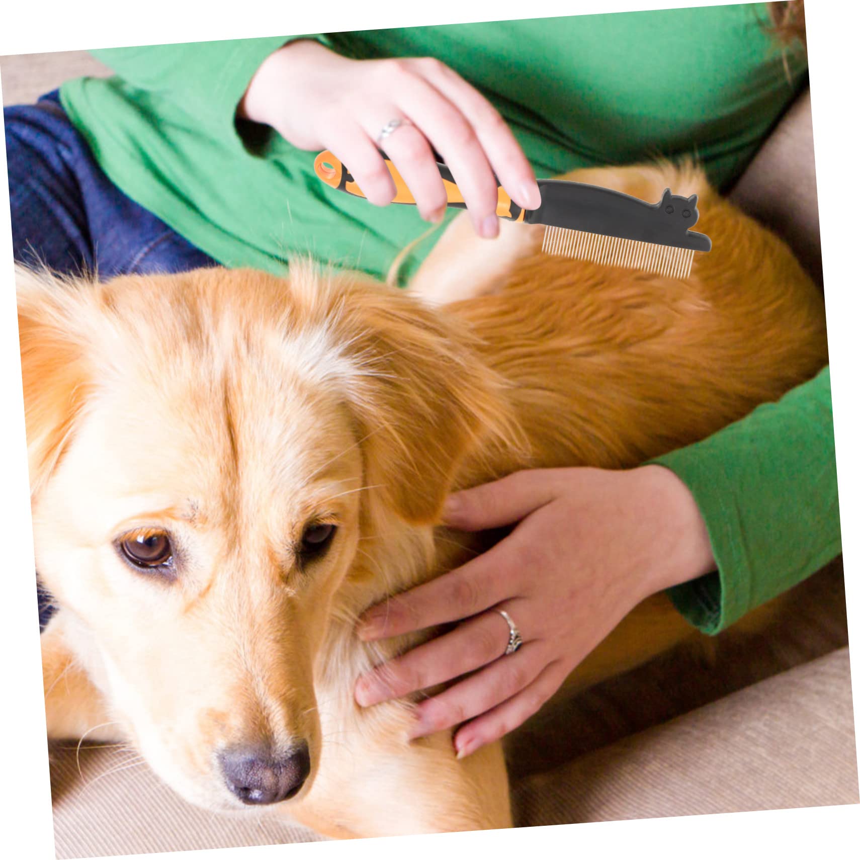 Happyyami 3stücke Kompakter Hundekamm Aus Rostfreiem Strapazierfähiger Pflegekamm Für Haustiere Zur Entfernung Von Verfilzungen Sanften Massage Für Kleine Hunde Und Katzen