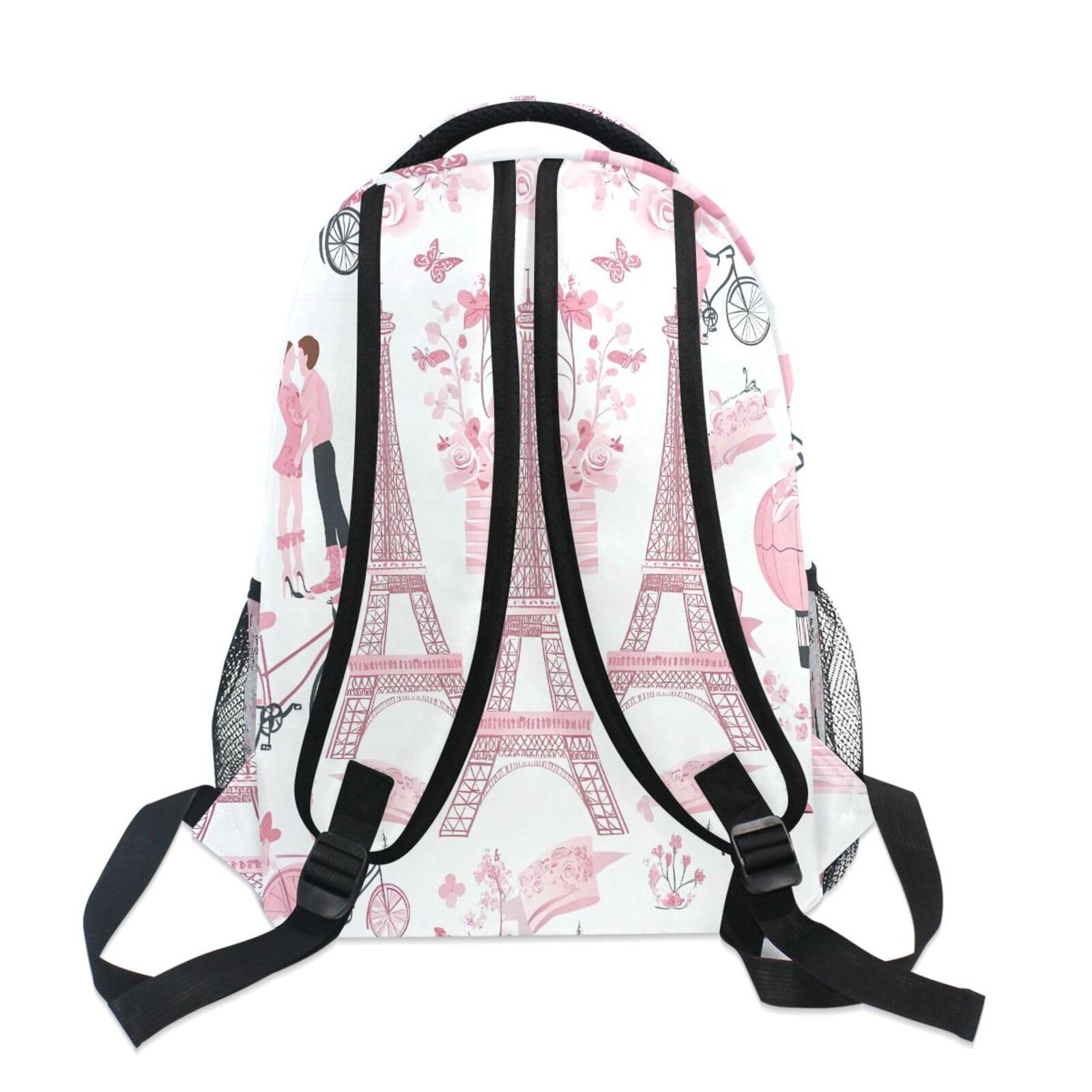 Amazon.com: AUUXVA Backpack Valentine Paris Eiffel Tower 