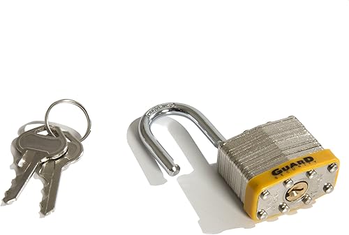 Miniatura 6 de Guard Security Juego de 4 candados de cuerpo de acero en capas fuertes