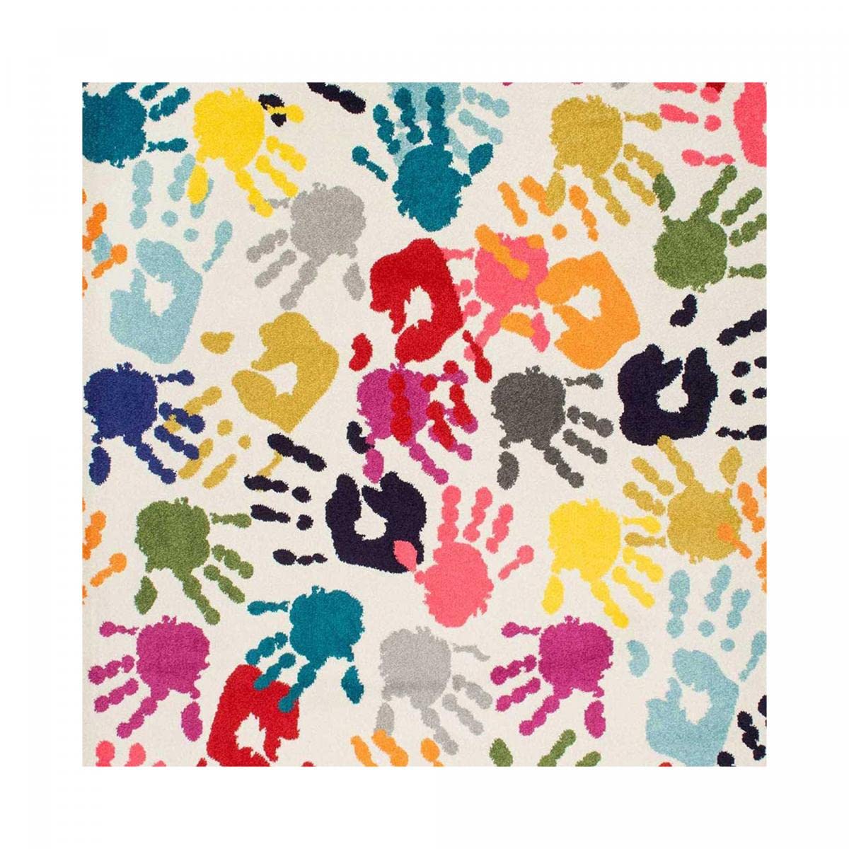 1A2T - Tapis Enfant 120x170cm, Tapis Chambre Tapis Multicolore, Tapis Rectangulaire, 2619