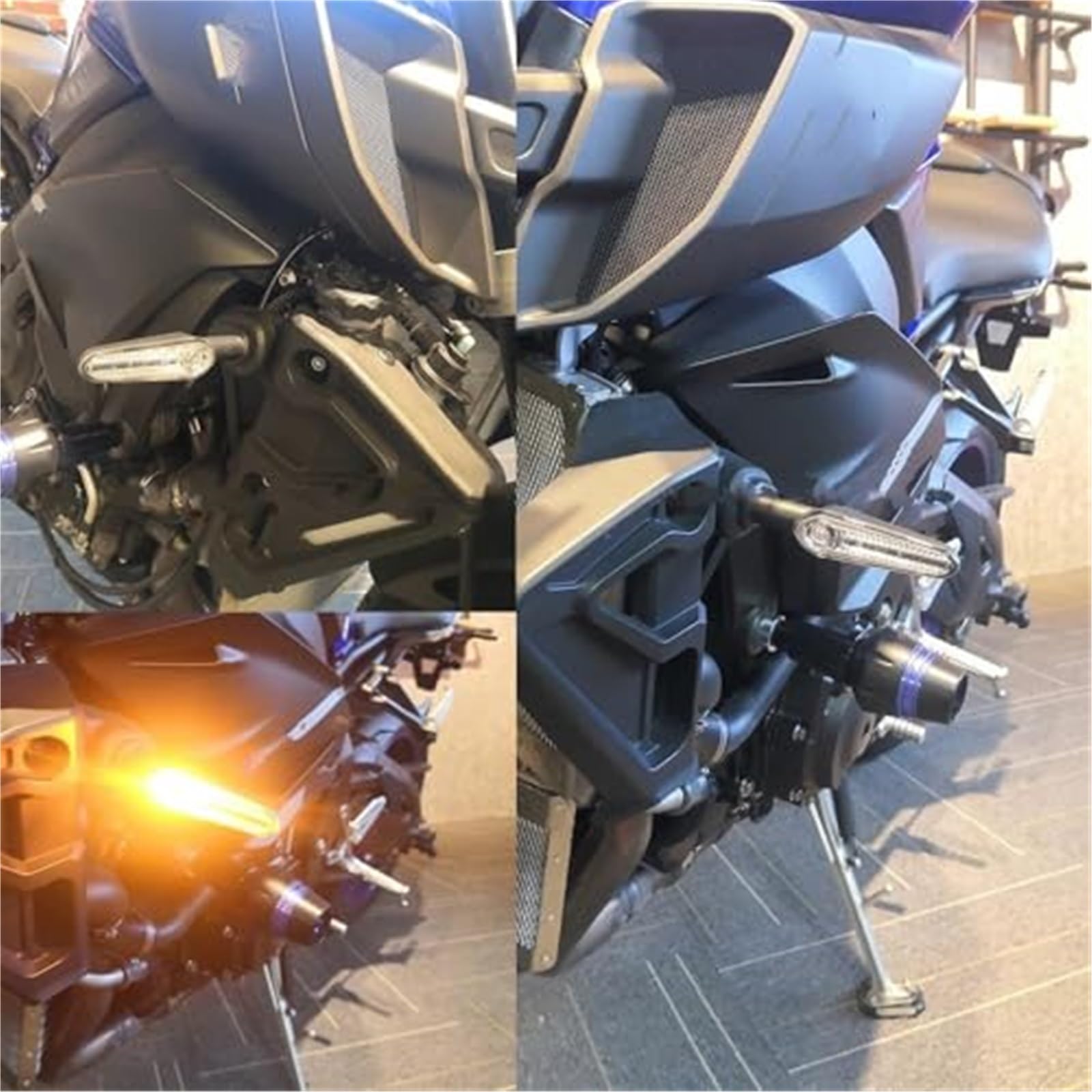 Przednie tylne kierunkowskazy MT09 MT07 Włącz kierunkowskaz, dla MT10 MT125 MT25 YZF R15/R1/R6, Tracer XSR 700/900 XJ6 FZ1 Lampki kontrolne motocyklowe Kierunkowskaz z przodu i tyłu motocykla