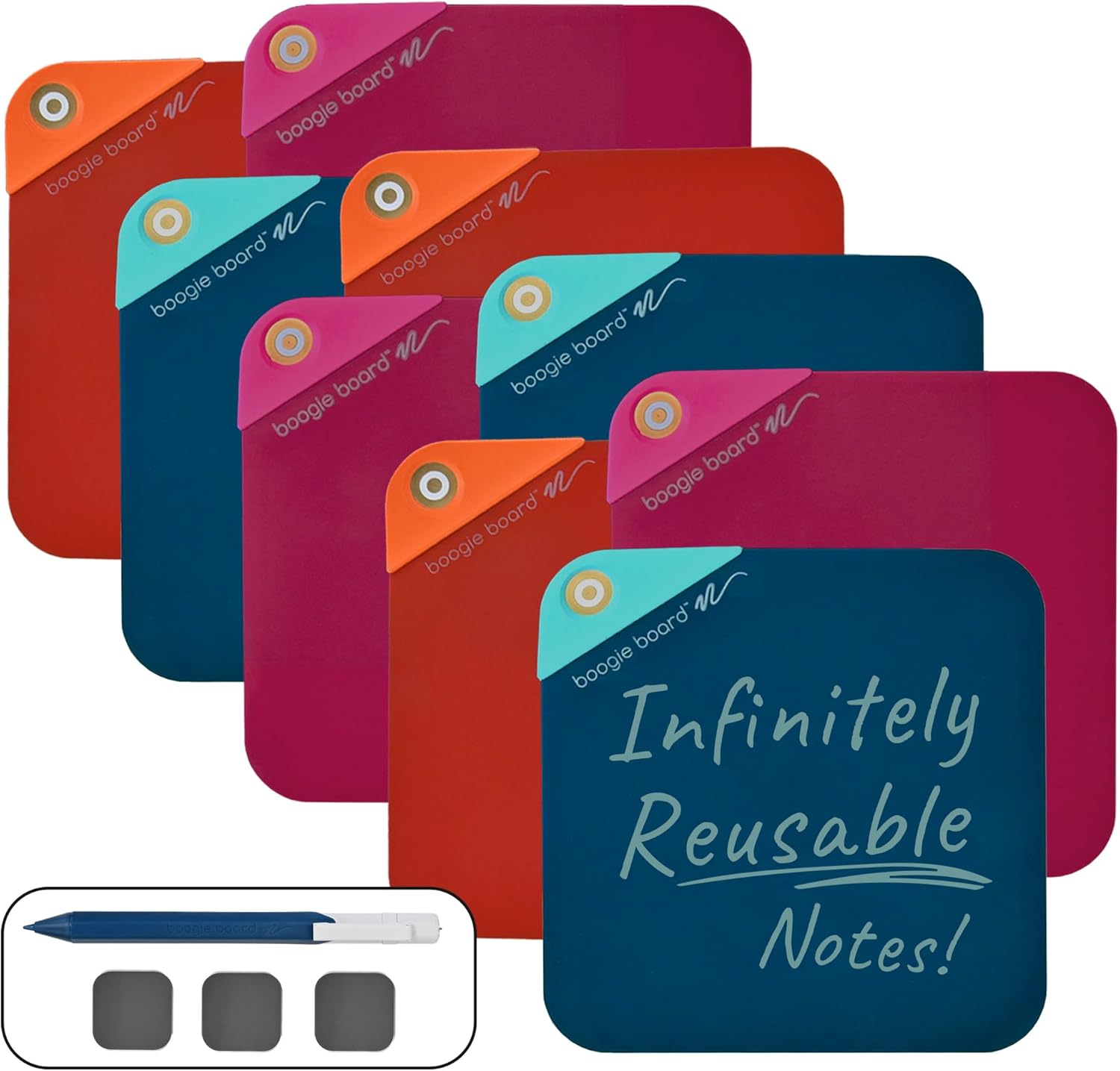 Boogie Board VersaNotes Starter Bundle, Reusable 9Pack