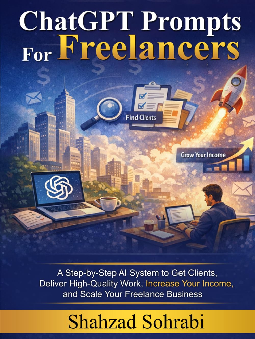 ChatGPT Prompts for Freelancers: A Step-by-Step AI System to Get Clients, Deliver High-Quality Work, Increase Your Income, and Scale Your Freelance Business