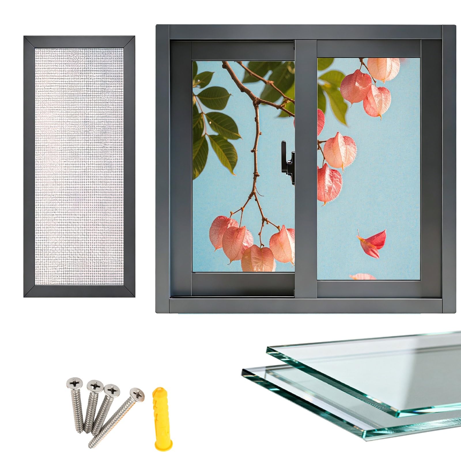 Ventanas deslizantes de aluminio con vidrio templado que aíslan tu sótano eficazmente