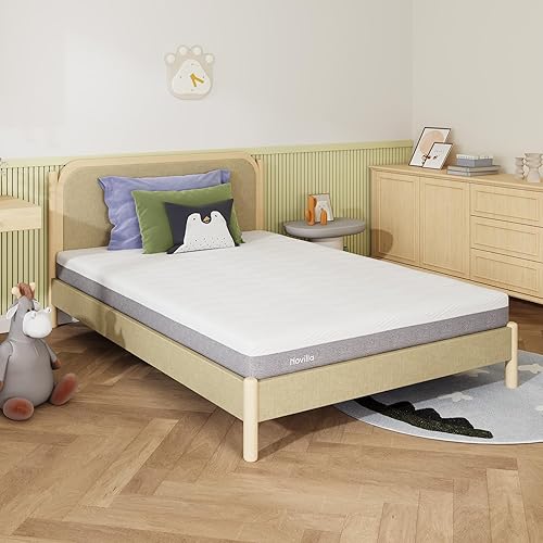 Miniatura 2 de Novilla Colchón Queen, Colchón de espuma viscoelástica con gel de enfriamiento de 6 pulgadas para soporte de contorno y alivio de presión, espuma