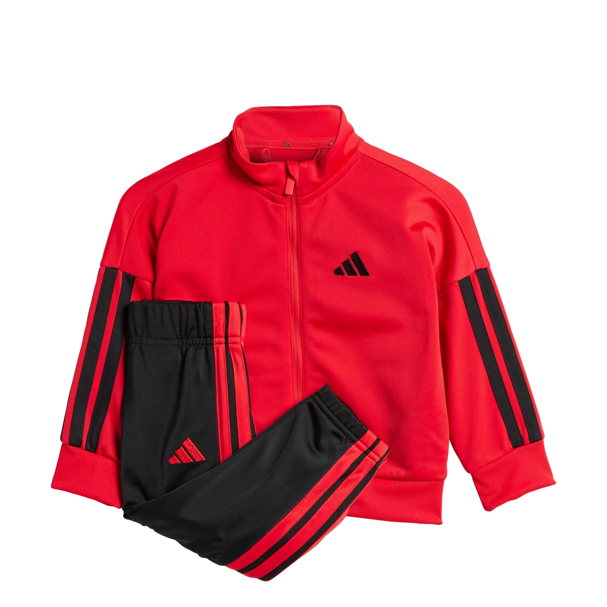 adidas Unisex Baby Essentials Climacool Track Suit, Pure Ruby/Black, 12-18 Months