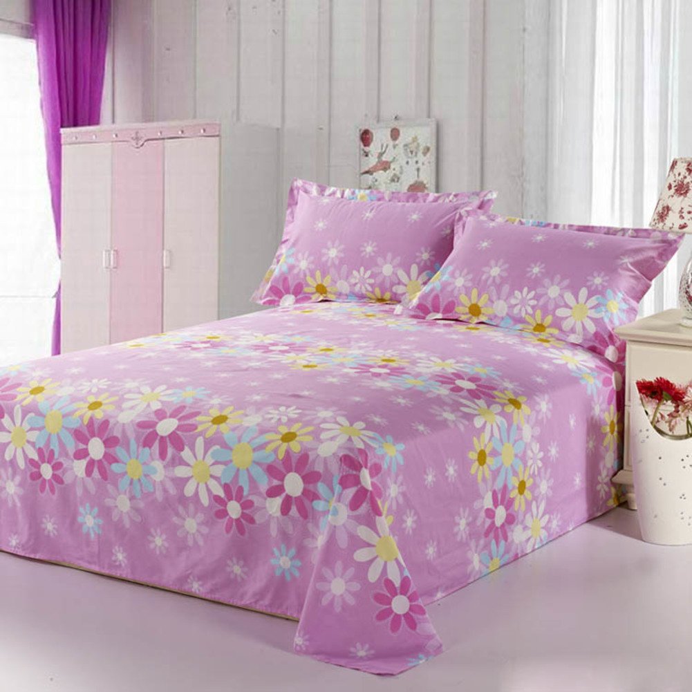 Draps en coton sergé 160x230cm anti-plis | Solution literie durable et facile à border