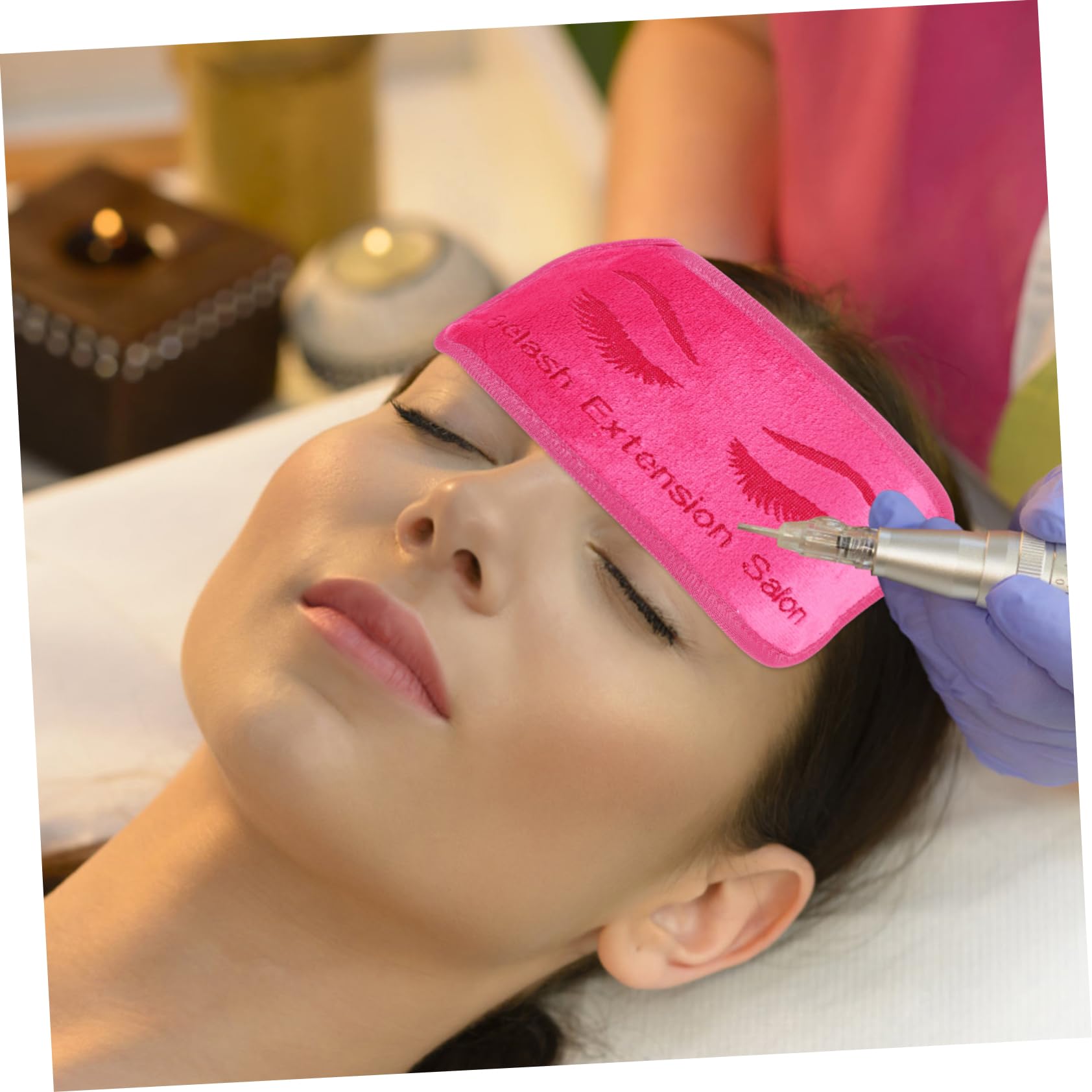 BELLIFFY Cushion Pads for Lash Extensions 3pcs Eyelash Grafting Headbands Soft Comfortable