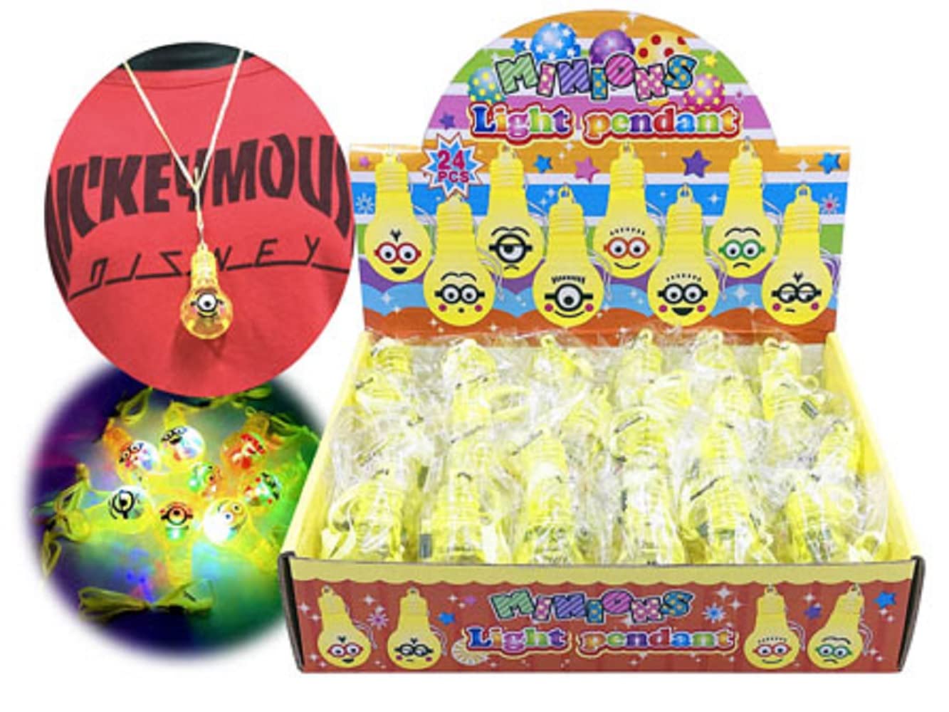 Amazon | 光るおもちゃミニオンズ 電球光るペンダント (単品1個