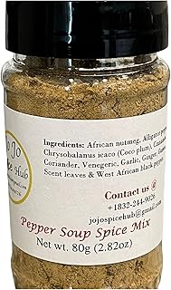 Jojospice Hub Authentic Nigerian Pepper Soup Spice Mix 100% Natural 80g
