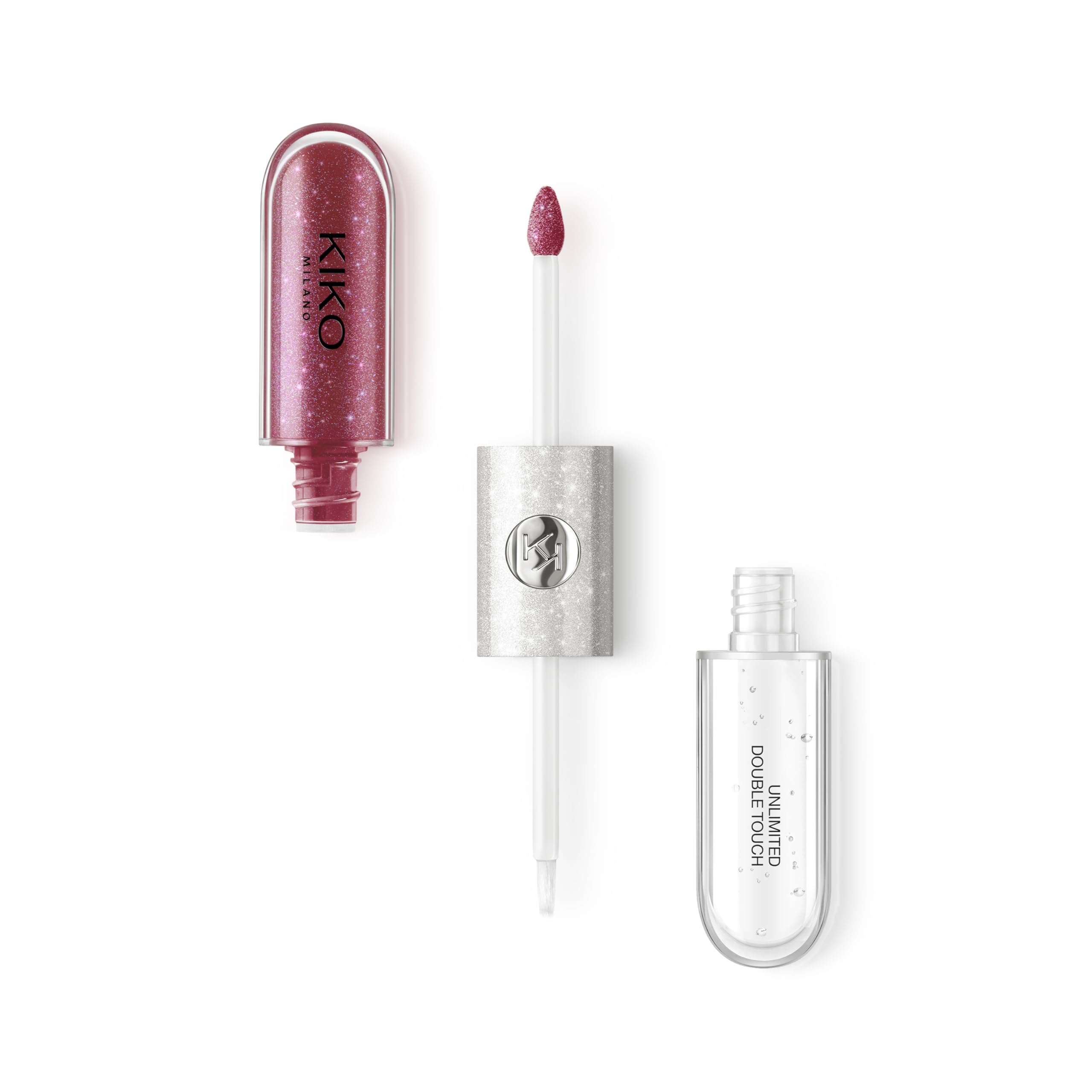 KIKO Milano Unlimited Double Touch 155 - Limited Edition, iki adımlı sıvı ruj, uzun süre kalıcı