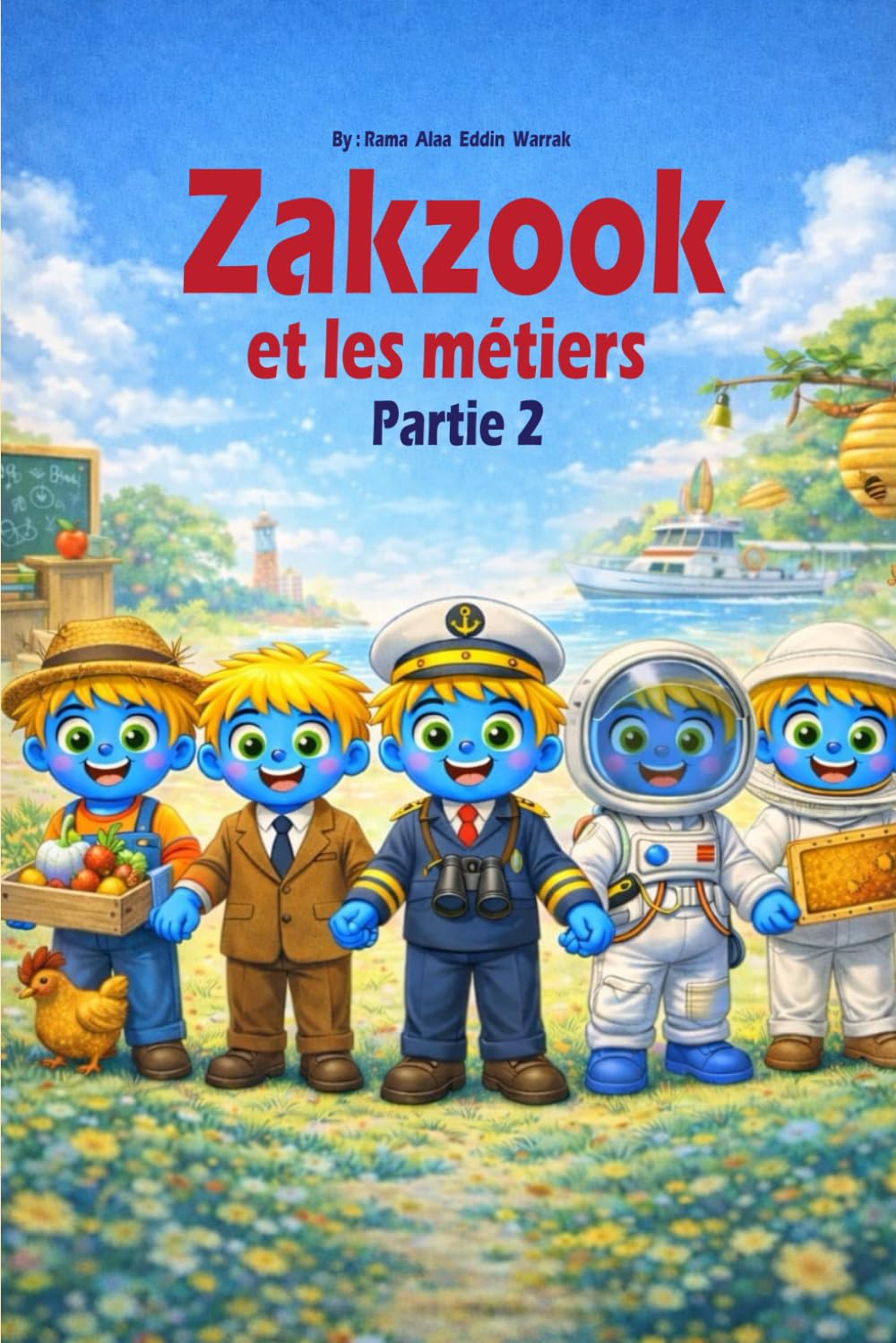 Zakzook et les métiers – Partie 2: Un livre éducatif illustré pour découvrir les métiers – Enfants 2 à 7 ans