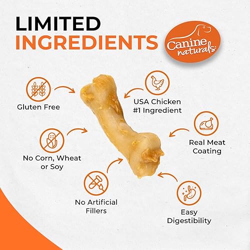 Miniatura 7 de Canine Naturals IrresistiBONES - Mantequilla de maní masticable de larga duración, hecha con mantequilla de maní real, totalmente natural y