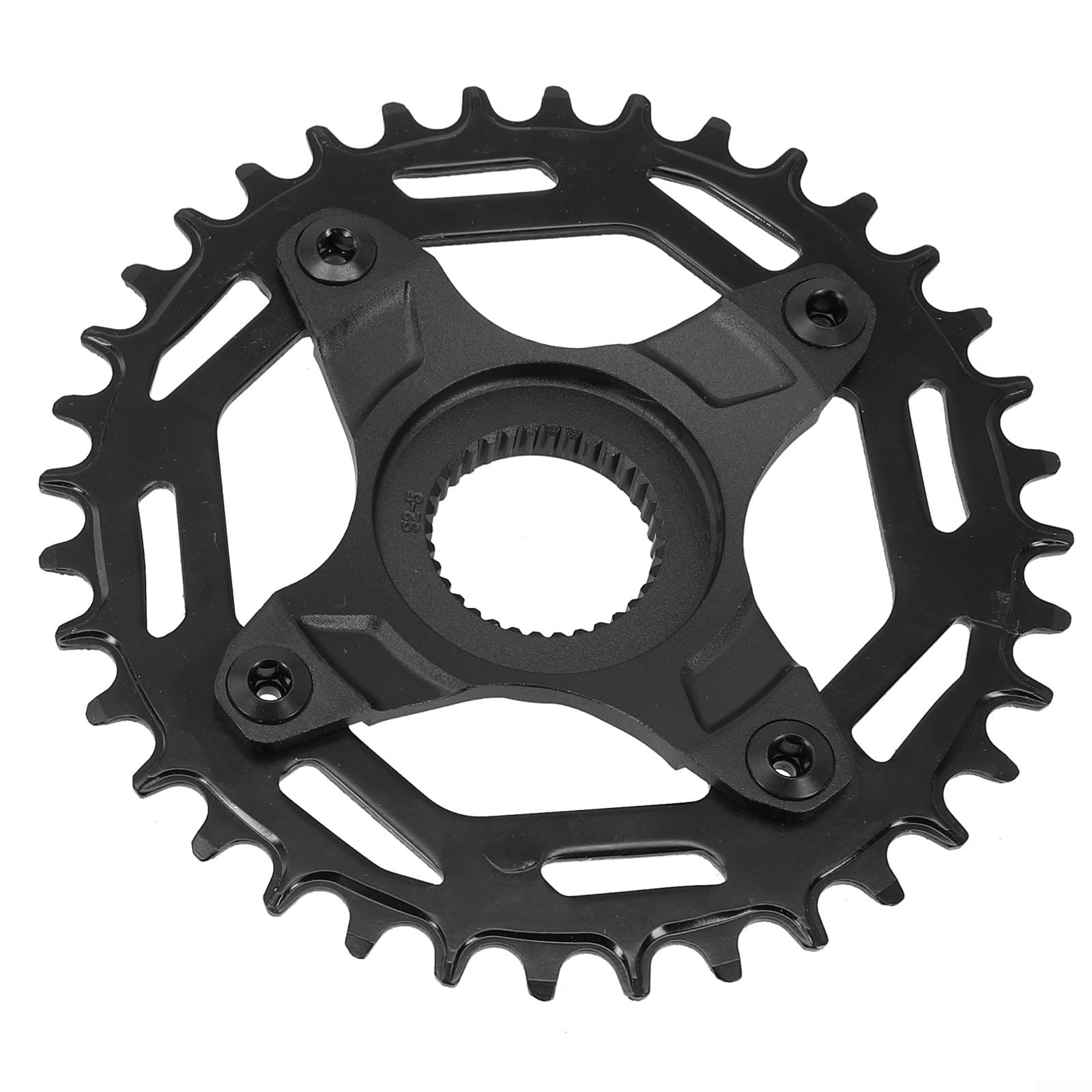34T/36T/38T/40T Kettenblatt mit Spider Adapter 104BCD für optimalen Bafang-Antriebsmotorbetrieb (38TChainring + Adapter)